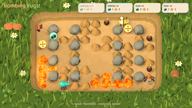 Bombing Bugs gameplay