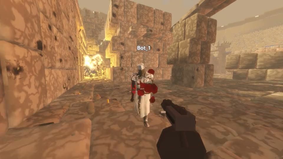 Growing Guns arena gameplay